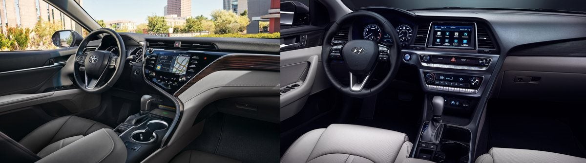 2018 Toyota Camry vs. 2018 Hyundai Sonata Interior Comparison in St. Louis, MO