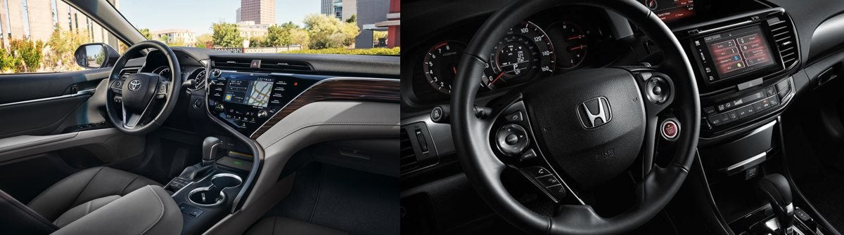 2018 Toyota Camry vs. 2018 Honda Accord Interior in St. Louis, MO 