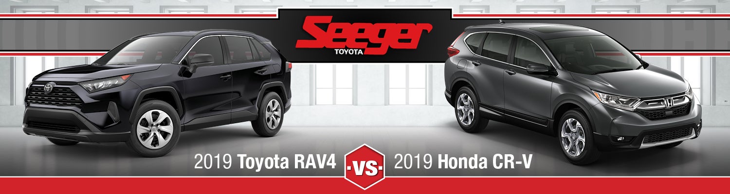 A comparison of the 2019 Toyota RAV4 & Honda CR-V