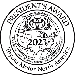 Seeger Toyota Winner of the 2022 President's Award