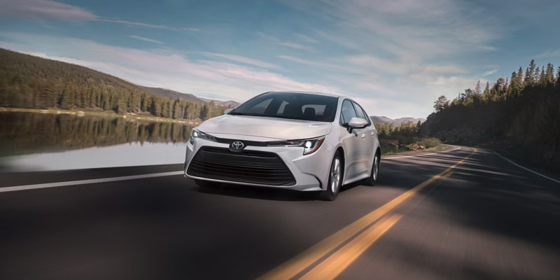 A 2026 Toyota Corolla taking a scenic drive near St. Louis, MO 
