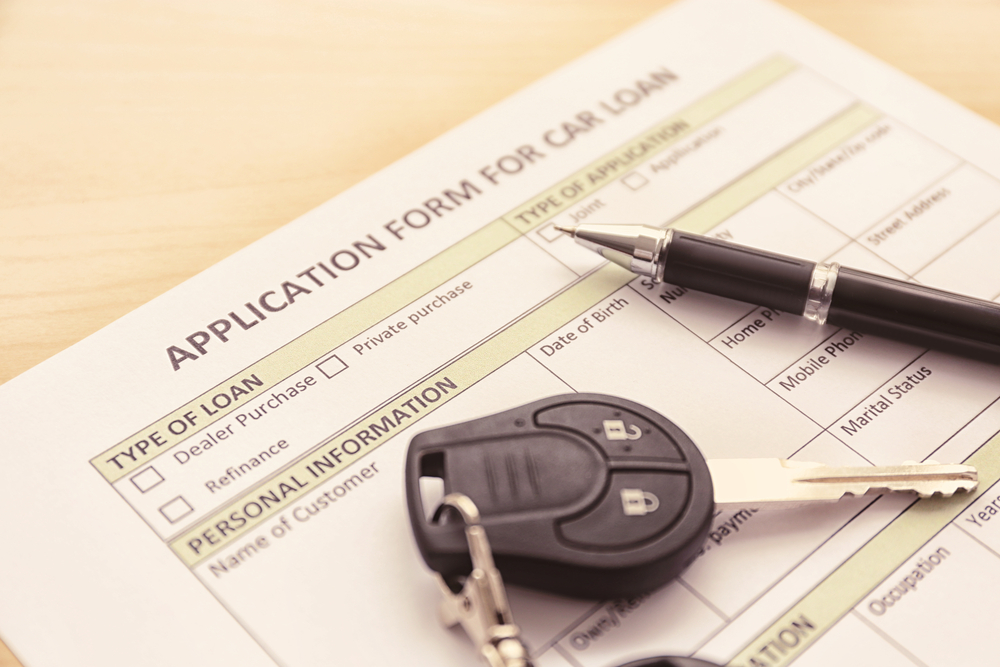 An application for an auto loan for Missouri available at Seeger Toyota St. Louis. 