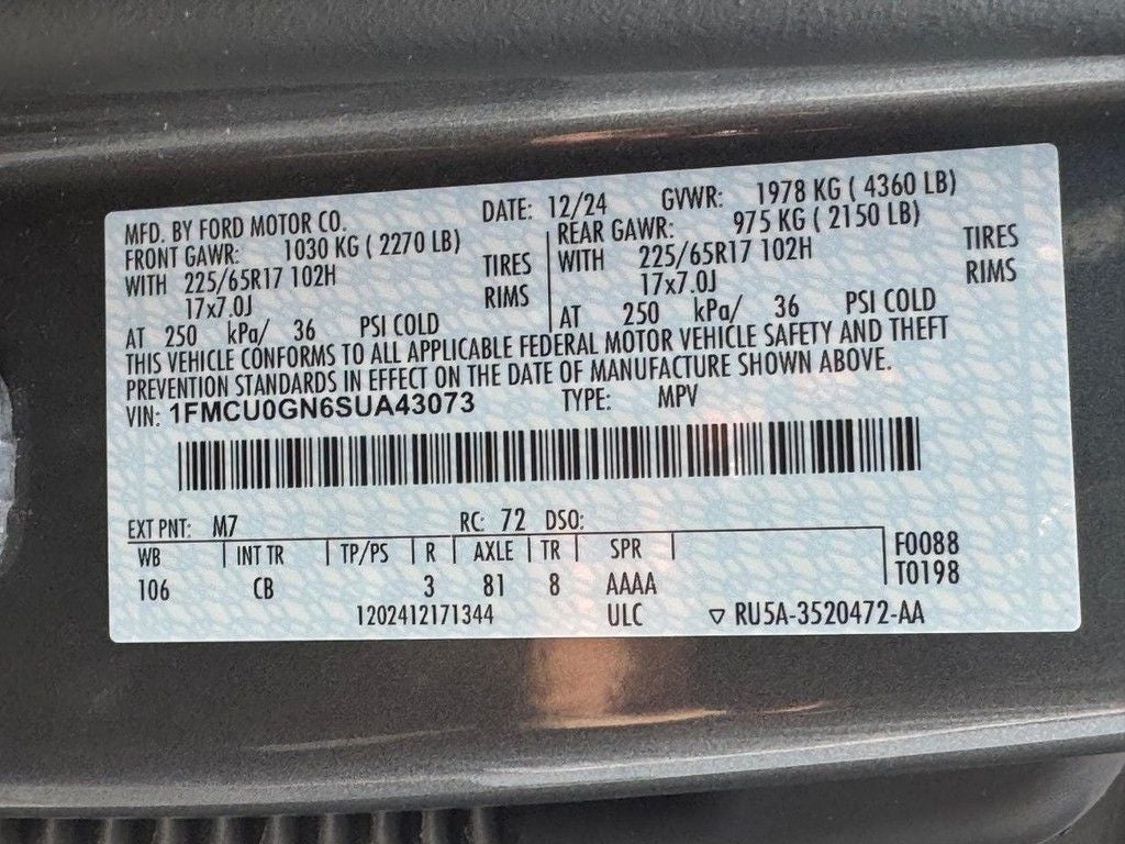 2025 Ford Escape Active