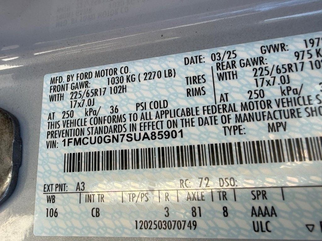 2025 Ford Escape Active