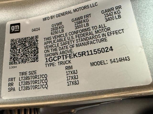 2024 Chevrolet Colorado 4WD Crew Cab ZR2