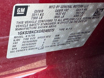 2016 GMC Yukon 4WD 4dr SLT