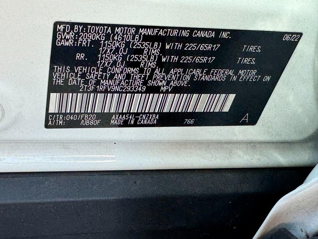 2022 Toyota RAV4 LE