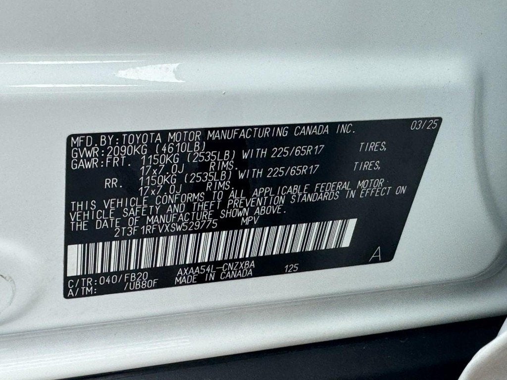 2025 Toyota RAV4 LE