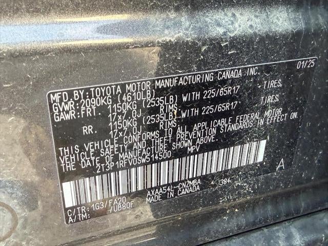 2025 Toyota RAV4 XLE AWD (Natl)