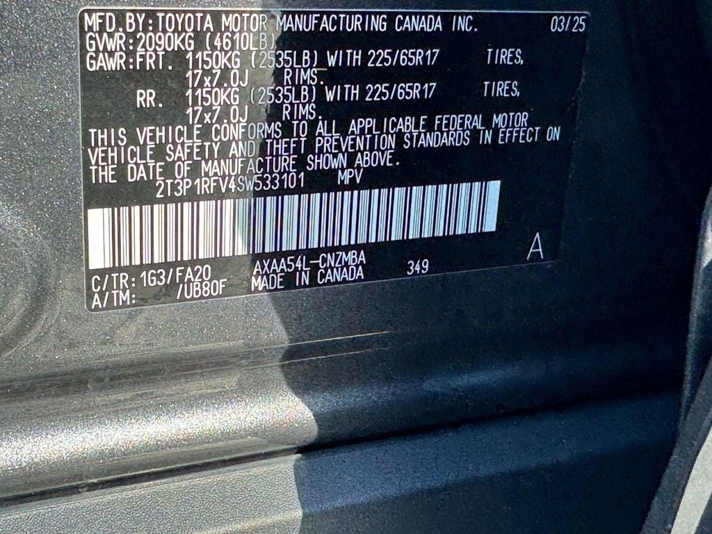 2025 Toyota RAV4 XLE