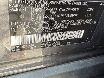 2024 Toyota RAV4 XLE FWD (Natl)