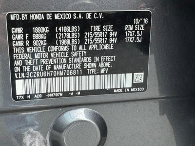 2017 Honda HR-V EX-L w/Navigation