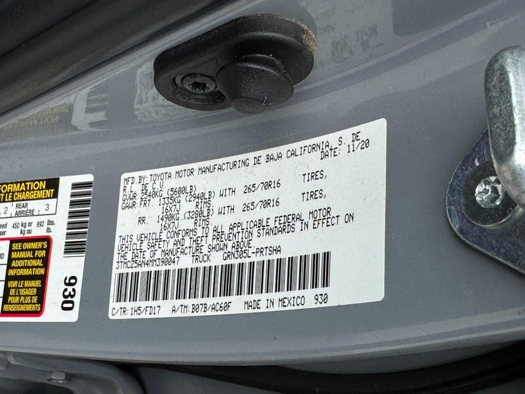 2021 Toyota Tacoma TRD Off-Road V6