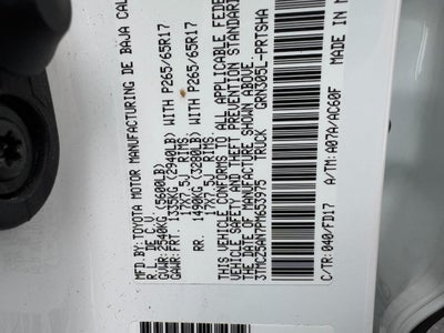 2023 Toyota Tacoma 4WD Double Cab 5' Bed V6 (Natl)