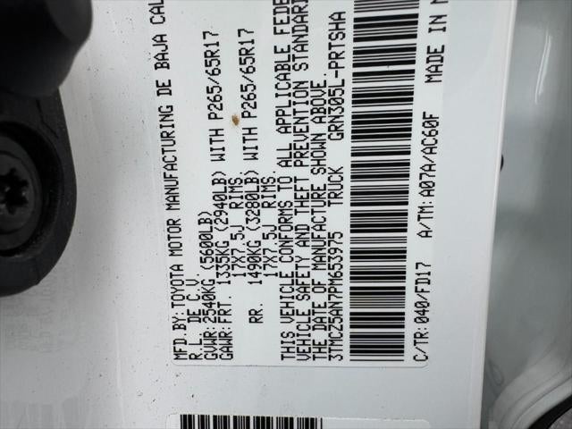 2023 Toyota Tacoma 4WD Double Cab 5' Bed V6 (Natl)