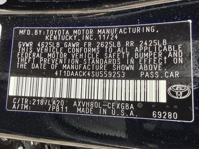 2025 Toyota CAMRY XLE