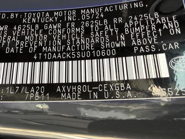 2025 Toyota Camry XLE (Natl)