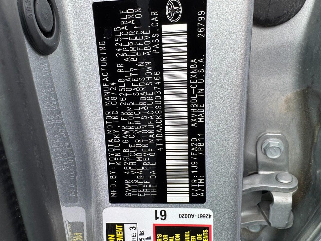 2025 Toyota Camry (Natl)