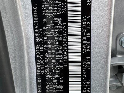 2025 Toyota Camry (Natl)