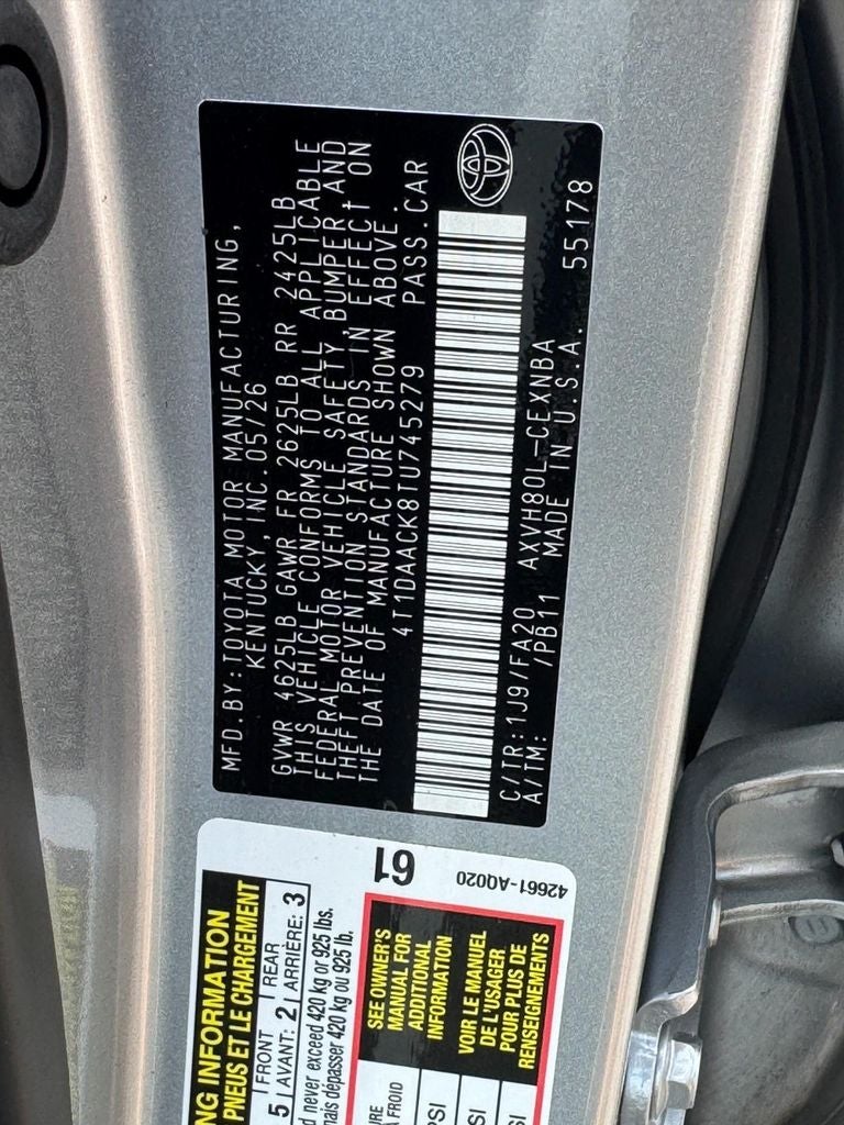 2026 Toyota Camry LE