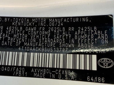 2025 Toyota CAMRY LE