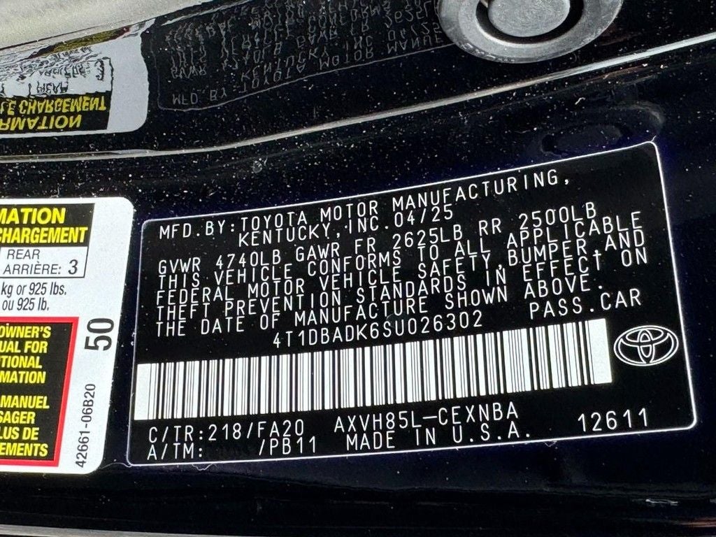 2025 Toyota Camry LE