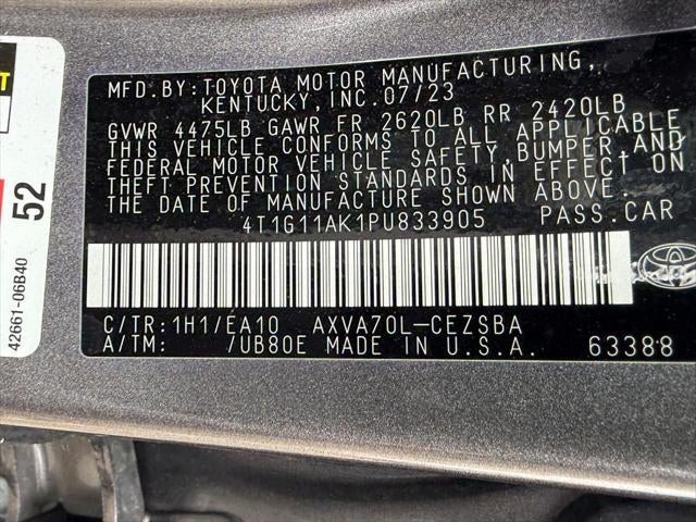 2023 Toyota CAMRY SE