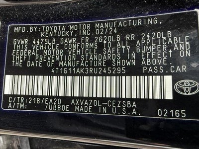 2024 Toyota CAMRY Base