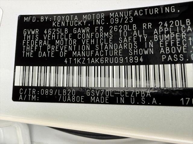 2024 Toyota CAMRY XSE V6