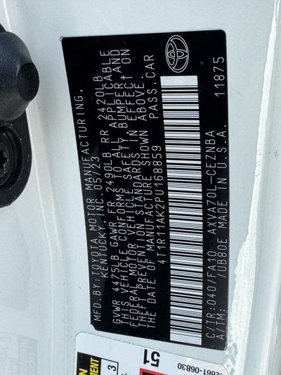 2023 Toyota Camry LE