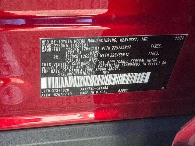 2025 Toyota RAV4 Hybrid LE