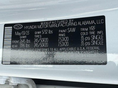 2023 Hyundai Santa Cruz Limited