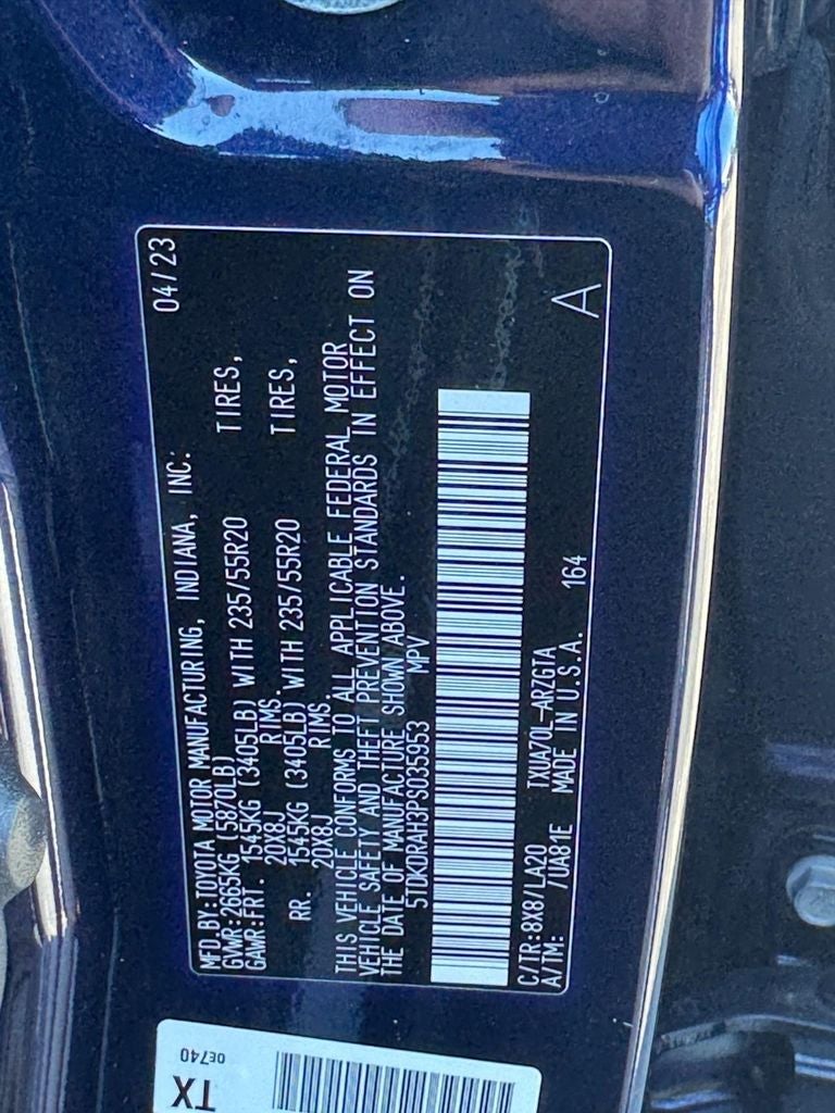 2023 Toyota Highlander Platinum