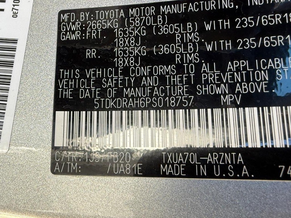 2023 Toyota Highlander LE FWD (Natl)