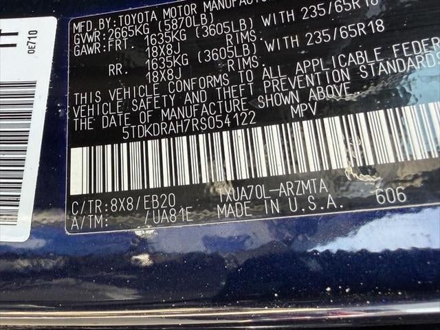 2024 Toyota Highlander LE FWD (Natl)