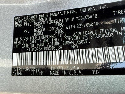 2025 Toyota Highlander XLE