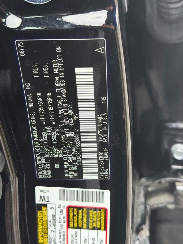 2025 Toyota Highlander XLE