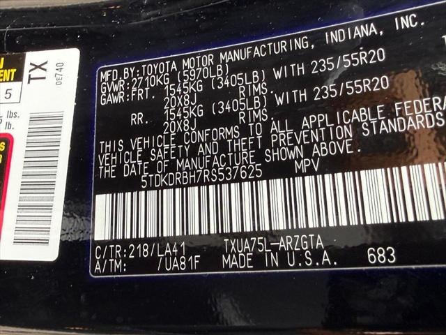 2024 Toyota HIGHLANDER Platinum