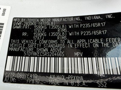 2024 Toyota Sienna XLE FWD 8-Passenger (Natl)