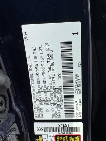 2024 Toyota Tundra Capstone Hybrid