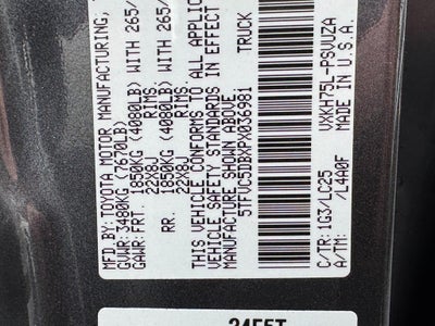 2023 Toyota Tundra 4WD Capstone Hybrid CrewMax 5.5' Bed (Natl)