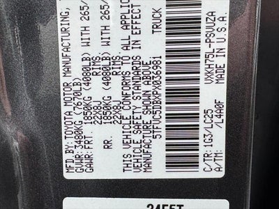 2023 Toyota Tundra 4WD Capstone Hybrid CrewMax 5.5' Bed (Natl)