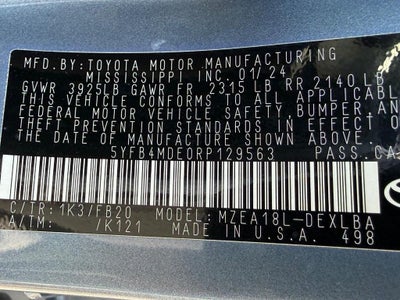 2024 Toyota Corolla LE
