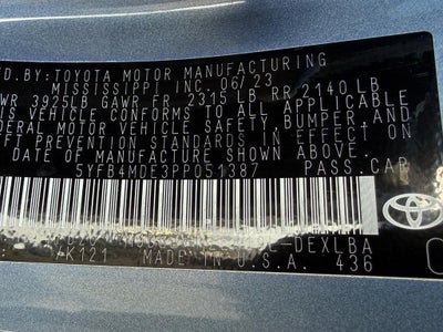 2023 Toyota Corolla LE CVT (Natl)