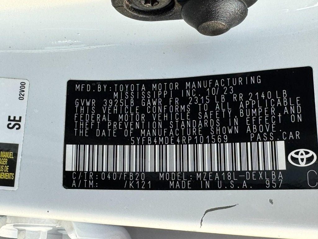 2024 Toyota Corolla LE