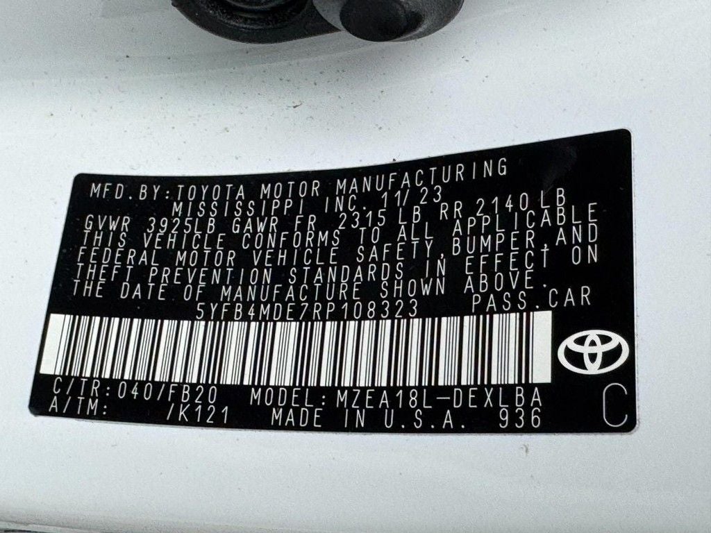 2024 Toyota Corolla LE