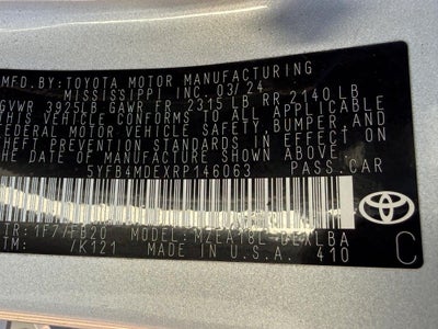 2024 Toyota Corolla LE