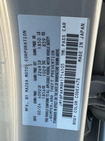 2024 Mazda Mazda3 Hatchback 2.5 S Select Sport
