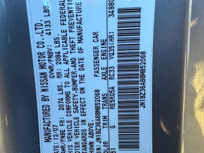 2008 Nissan 350Z 2dr Roadster Auto Enthusiast