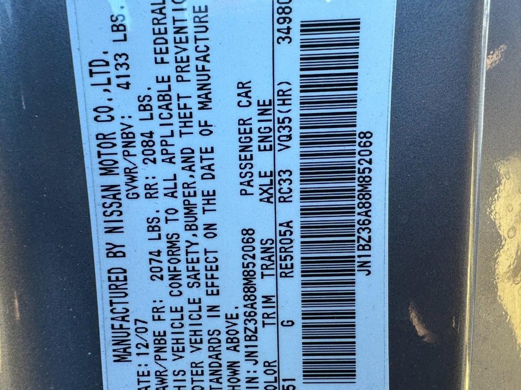 2008 Nissan 350Z 2dr Roadster Auto Enthusiast